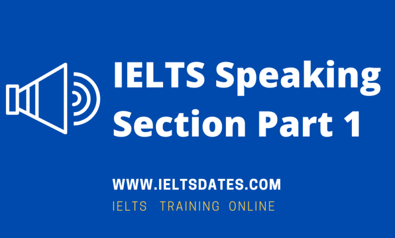 IELTS Speaking Section Part 3 Topics and Related Questions