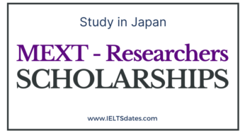 Fully Funded MEXT Research Scholarships 2022-2023 in Japan