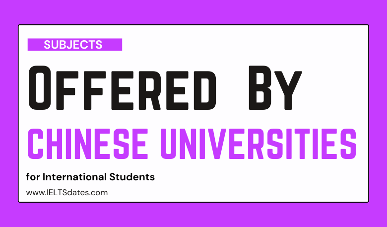 Degree Program Options for Chinese Government Scholarships