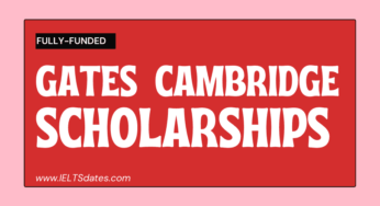 Gates Cambridge Scholarships 2023 Online Application Form