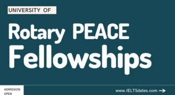 Rotary Peace Fellowships 2024 With NO Admission Fees Requirement!